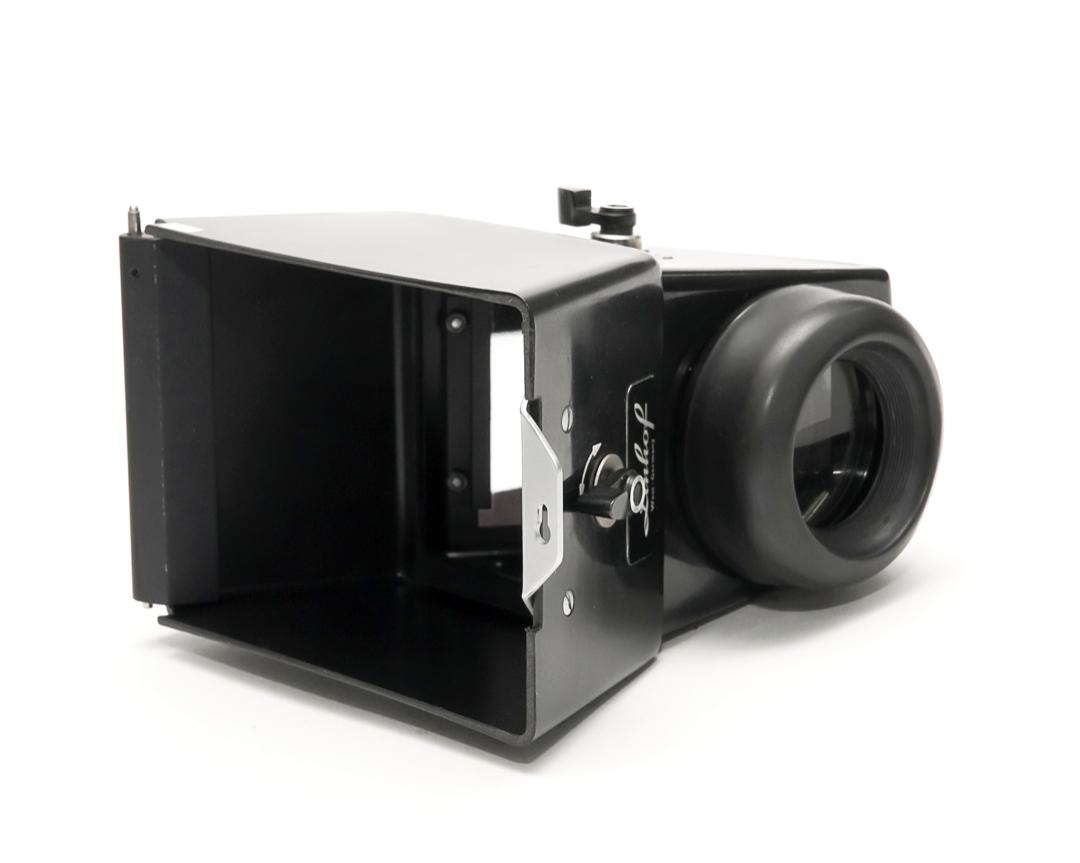 Linhof 6×9cm 用 上下正像ミラーファインダー セパレート型 黒 (縦横可能) 　元箱付の画像