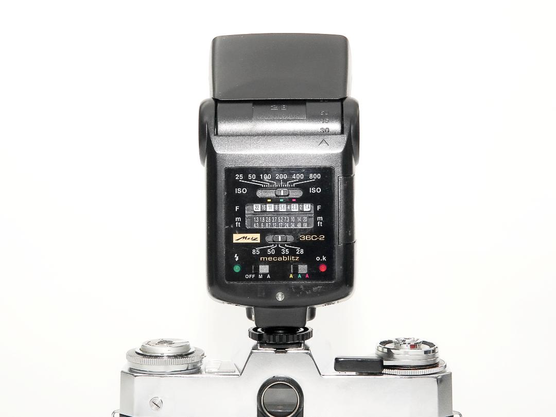 Metz strobo (mecablitz) 36 C-2 オート発光&マニュアル発光、使用可 Germany製 の画像