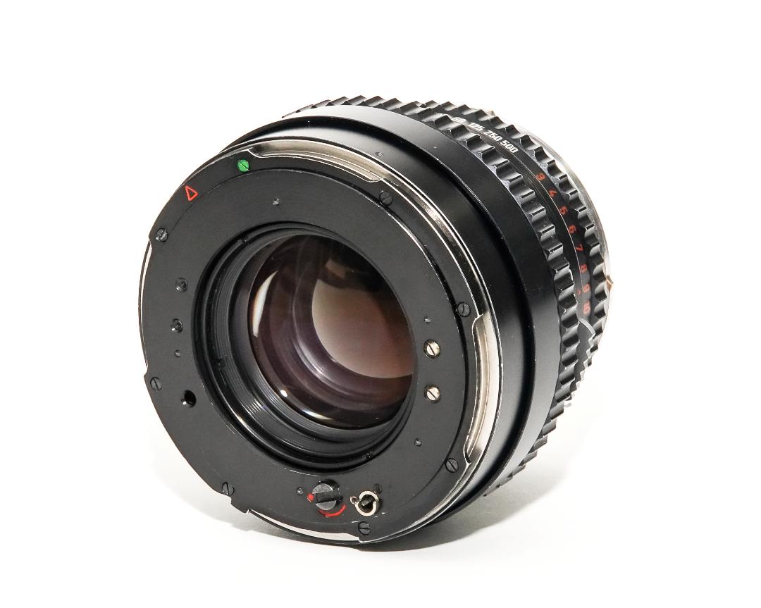 100/3.5 Planar  (Cレンズ) ハッセルブラッド Vシリーズ用  SYNCHRO COMPUR M.X.V.Shutter 付  前後キャップ付　先白　初期ロットの画像