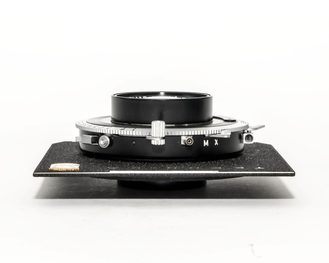 150/4.5 TECHNIKA-HELIAR (VOIGTLANDER) SYNCRO-COMPUR シャッター, リンホフテヒニカ4×5ボード 付の画像