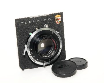 150/4.5 TECHNIKA-HELIAR (VOIGTLANDER) SYNCRO-COMPUR シャッター, リンホフテヒニカ4×5ボード 付の画像