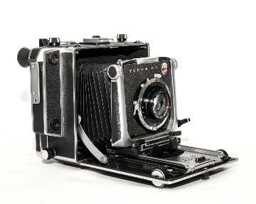 150/4.5 TECHNIKA-HELIAR (VOIGTLANDER) SYNCRO-COMPUR シャッター, リンホフテヒニカ4×5ボード 付の画像