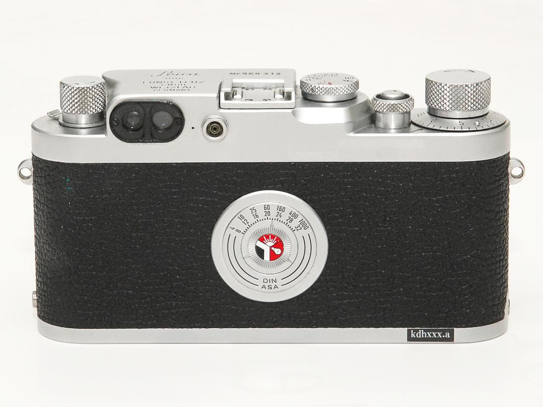 Leica ⅢG (後期型） B#880975  1957年製造の画像