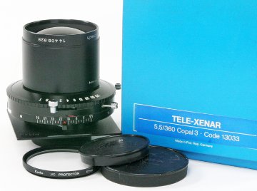 360/5.5 Tele-Xenar (Schneider) コパル3番 ブラックシャッター付画像