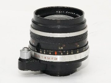 35/2.8 Flektogon　エキザクターマウント (Carl Zeiss Jena) Germany 　自動絞りと実絞り切り替え有り 前後キャップ付の画像