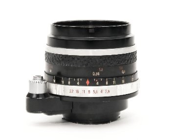 35/2.8 Flektogon　エキザクターマウント (Carl Zeiss Jena) Germany 　自動絞りと実絞り切り替え有り 前後キャップ付の画像