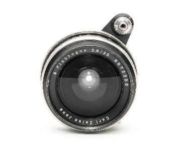 35/2.8 Flektogon　エキザクターマウント (Carl Zeiss Jena) Germany 　自動絞りと実絞り切り替え有り 前後キャップ付の画像