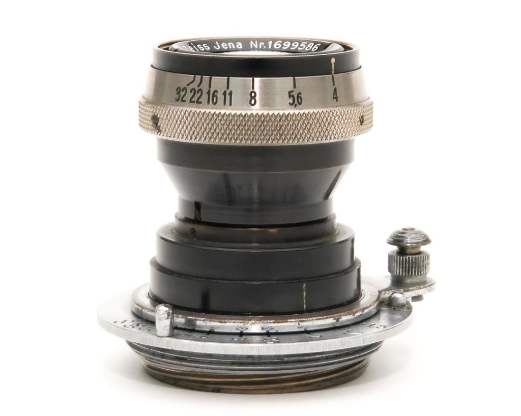 75/4 Sonnar ライカスクリュー  距離計非連動  Carl Zeiss Jena  L39-M アダプタring付  1928年製造の画像