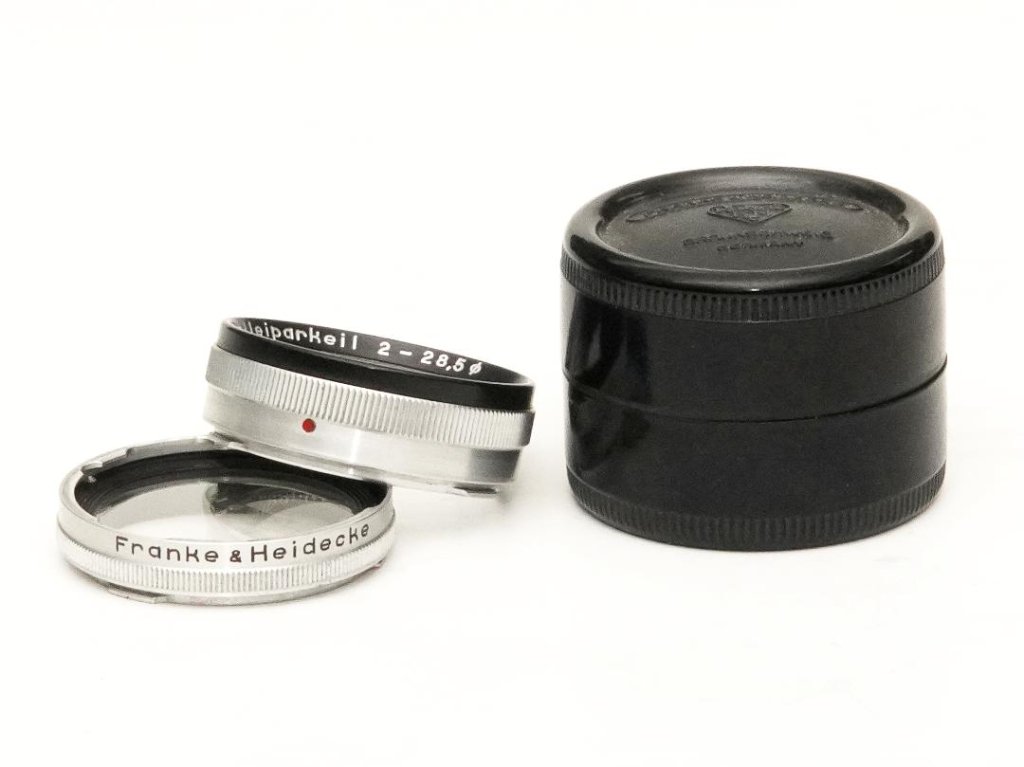 Rollei 1 型 用､接写用フィルターセット　プラスチックケース付の画像