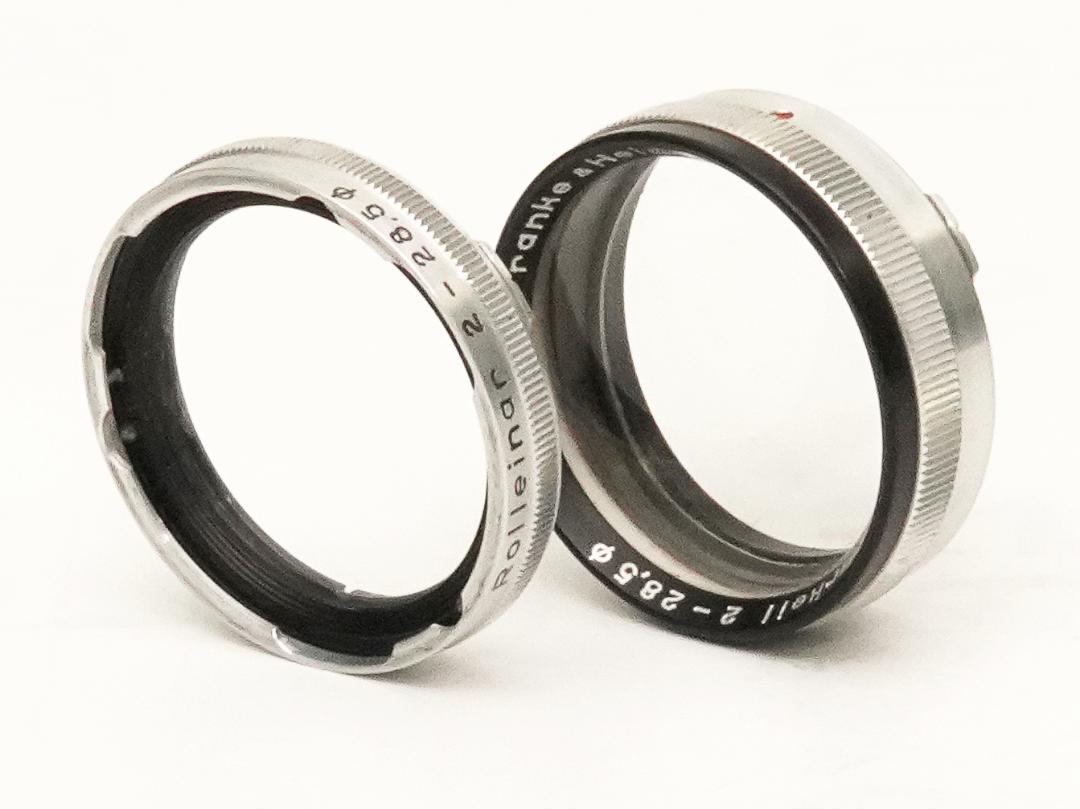 Rollei 1 型 用､接写用フィルターセット　プラスチックケース付の画像