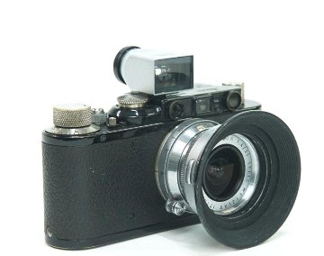 21/4 Super Angulon 白 L#1645572 ライカL39 & M用, 専用ファインダー＆レンズフード付　前後キャップ付 　距離計連動の画像