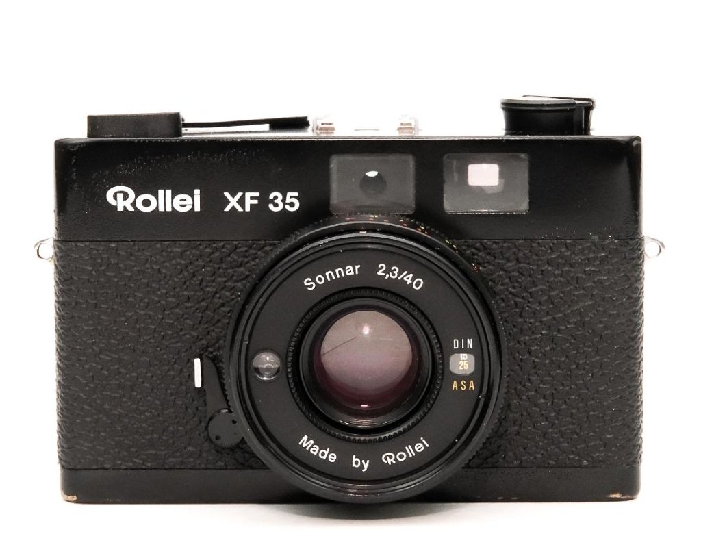 Rollei XF 35 (黒) Singapore製, 40/2.3 Sonnar (沈銅式ではありません) AEオートの画像