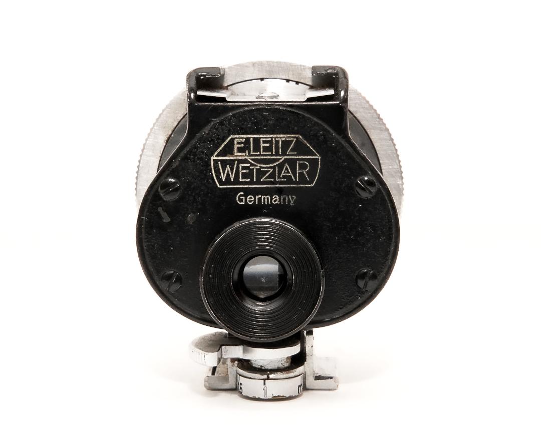 Leica タ－レットファインダー (正像) 35.50.73.90.135ﾐﾘ、 ELEITZ WETZLAR Germany 専用本革ケース付の画像