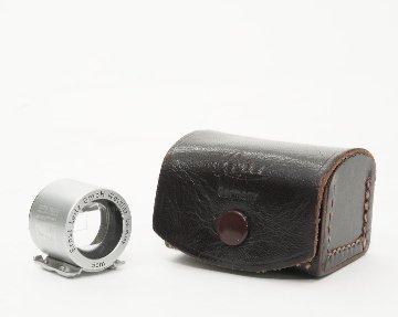Leica 5cm 用 ファインダー、前期型、革ケース付き SBOOIの画像