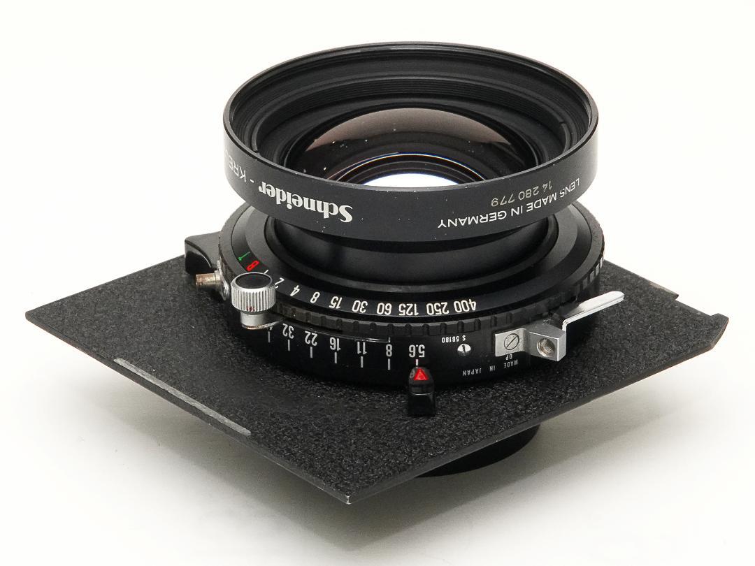 180/5.6 Symmar- S MC (Schneider) コパル1番ブラックシヤッター L#14280779　　35mm 判に換算では約 50mm です､の画像