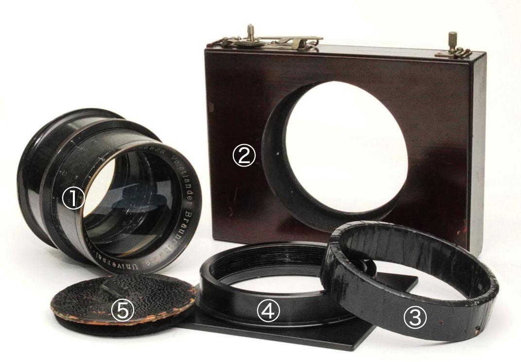 360/4.5 Universal-Heliar Voigtlander  Germany Barrel Lens  座金付20mm浮かし   L#688828の画像