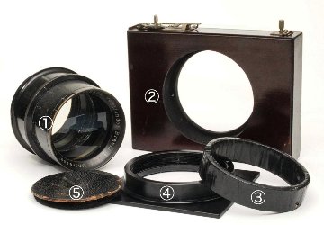 360/4.5 Universal-Heliar Voigtlander  Germany Barrel Lens  座金付20mm浮かし   L#688828の画像