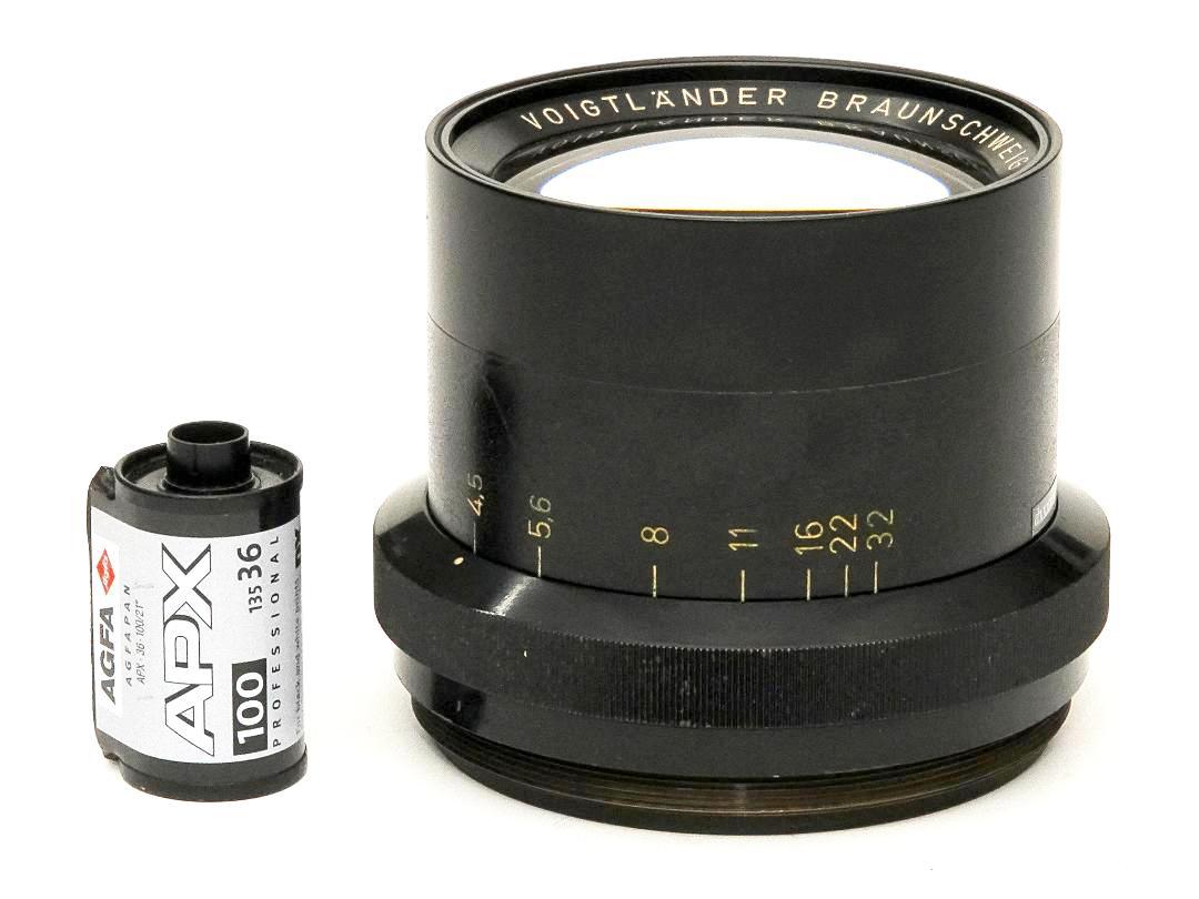 300/4.5 Heliar VOIGTLANDER BRAUNSCHWEIG  Barrel Lens 真円絞り  L#6939909の画像