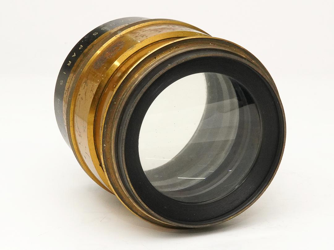 500/6.3 Tessar E KRAUSS PARIS Lens France 真円絞り 座金付き L#112748の画像
