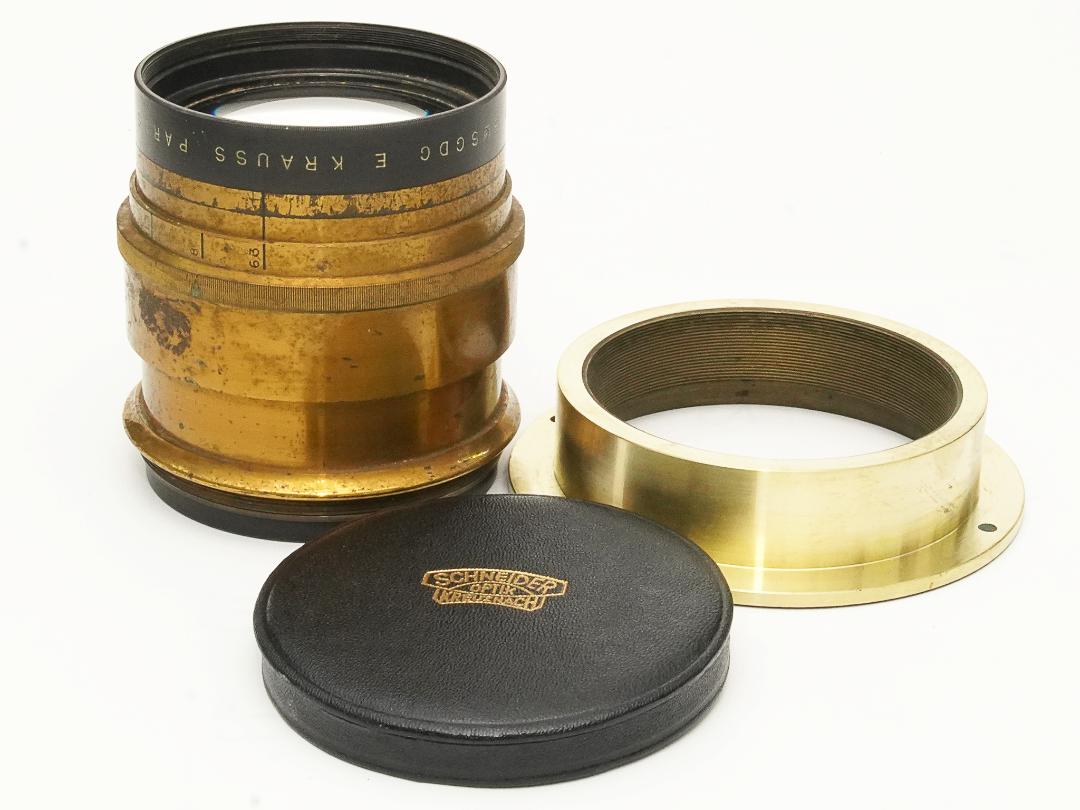 500/6.3 Tessar E KRAUSS PARIS Lens France 真円絞り 座金付き L#112748の画像