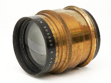 500/6.3 Tessar E KRAUSS PARIS Lens France 真円絞り 座金付き L#112748の画像