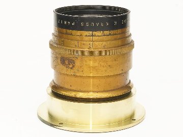 500/6.3 Tessar E KRAUSS PARIS Lens France 真円絞り 座金付き L#112748の画像