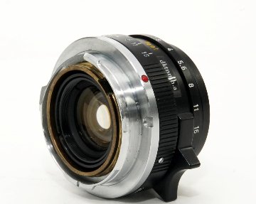 35/2 Summicron  L#2662766　メタルレンズフード 42Φ(カブセ) 前後レンズキャップ  距離計連動の画像
