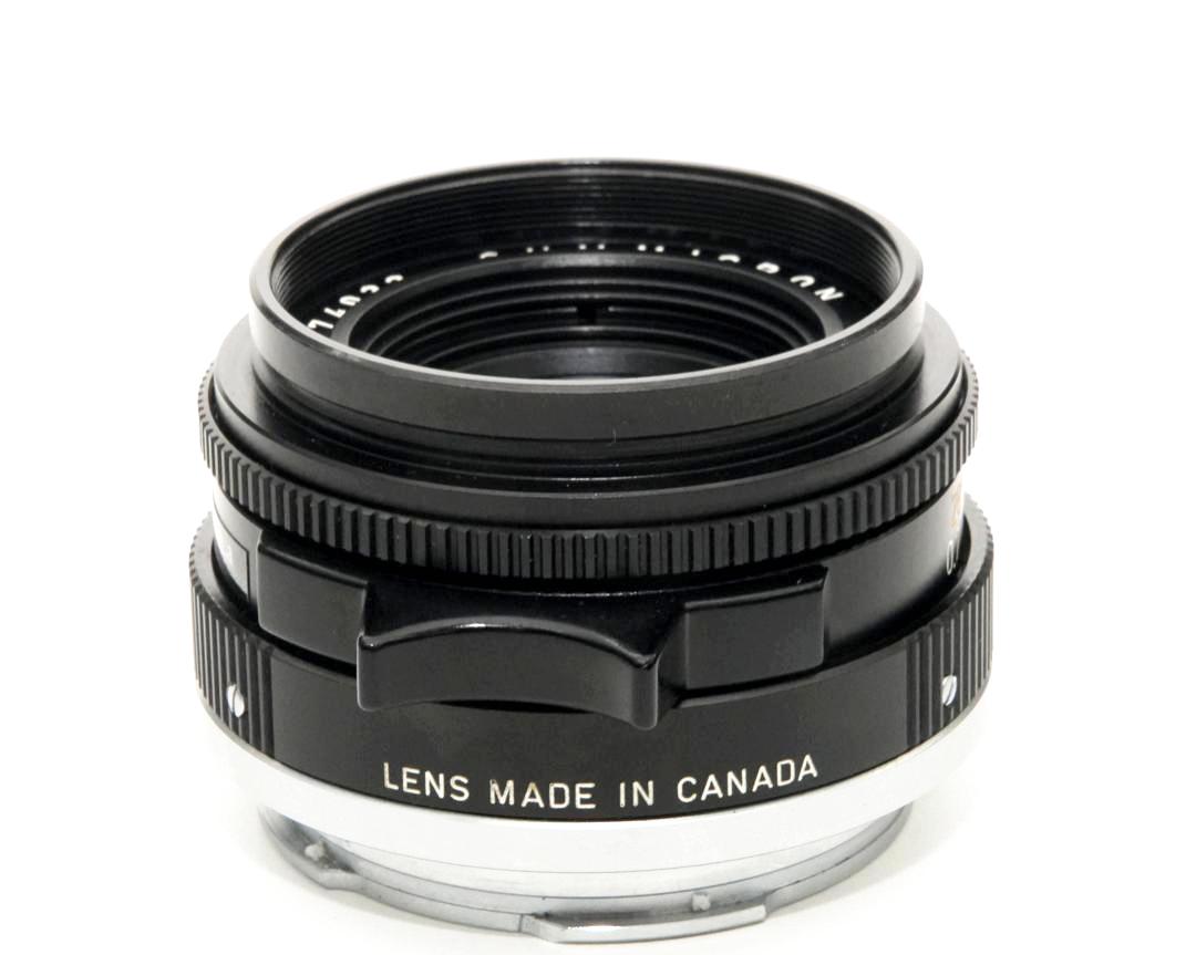 35/2 Summicron  L#2774032 元箱、メタルレンズフード 42Φ(カブセ) 前後レンズキャップ 純正UVaフィルタ付 距離計連動の画像