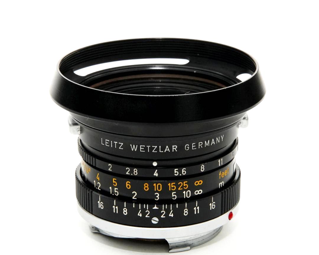 35/2 Summicron  L#2774032 元箱、メタルレンズフード 42Φ(カブセ) 前後レンズキャップ 純正UVaフィルタ付 距離計連動の画像
