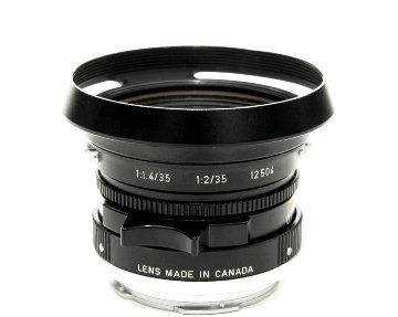 35/2 Summicron  L#2774032 元箱、メタルレンズフード 42Φ(カブセ) 前後レンズキャップ 純正UVaフィルタ付 距離計連動の画像
