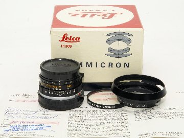 35/2 Summicron  L#2774032 元箱、メタルレンズフード 42Φ(カブセ) 前後レンズキャップ 純正UVaフィルタ付 距離計連動の画像