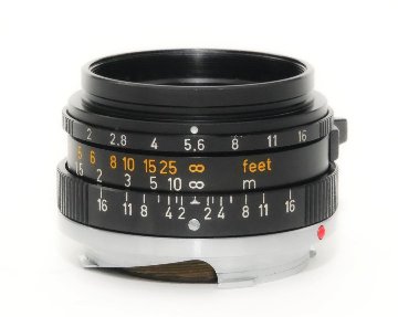 35/2 Summicron  L#2774032 元箱、メタルレンズフード 42Φ(カブセ) 前後レンズキャップ 純正UVaフィルタ付 距離計連動の画像