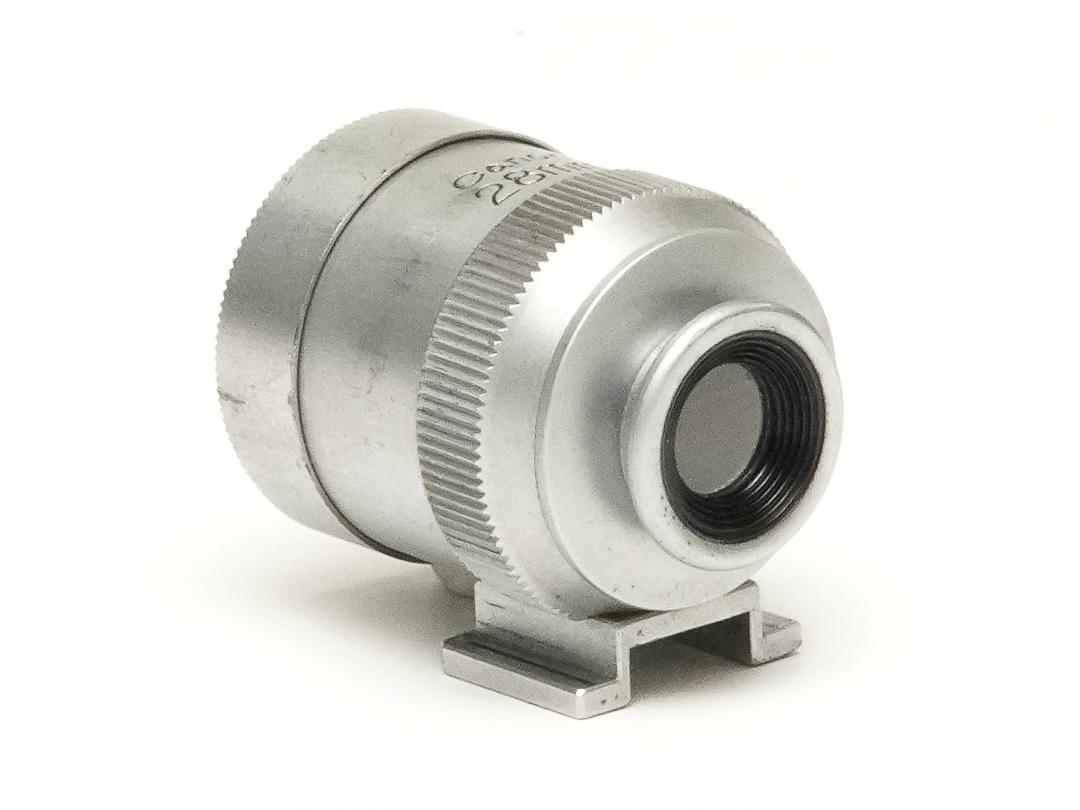 Canon 28mm 用 メタルファインダー(Chrome) No.6325の画像
