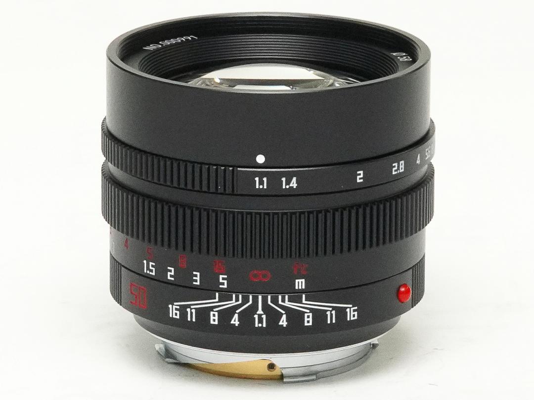 50 /1.1 七工匠 7Artisans (black ) ライカＭ用 距離計連動  新品未使用  元箱付の画像