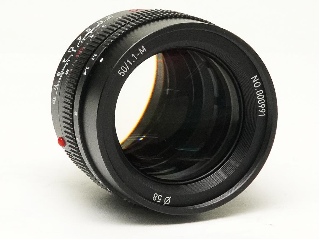 50 /1.1 七工匠 7Artisans (black ) ライカＭ用 距離計連動  新品未使用  元箱付の画像