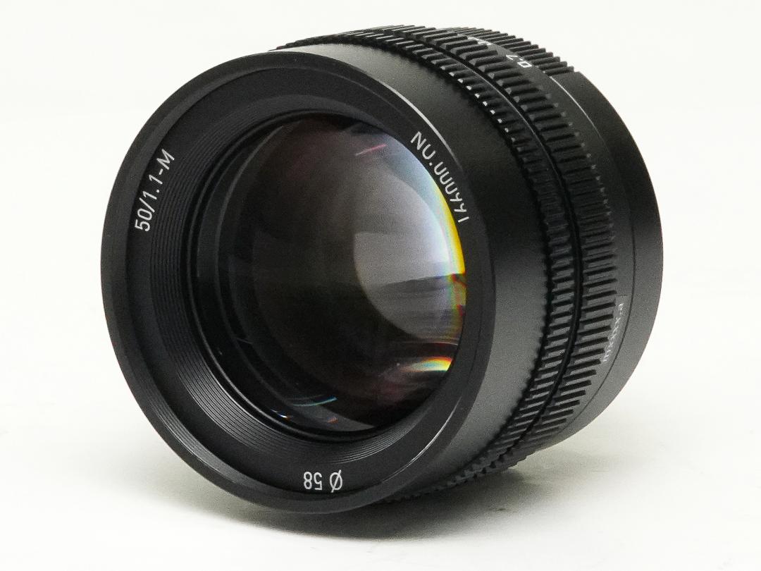 50 /1.1 七工匠 7Artisans (black ) ライカＭ用 距離計連動  新品未使用  元箱付の画像