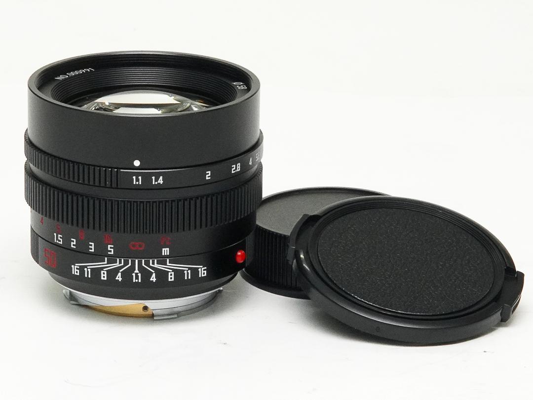 50 /1.1 七工匠 7Artisans (black ) ライカＭ用 距離計連動  新品未使用  元箱付の画像