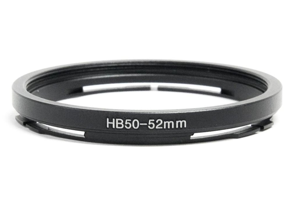 ハッセルフィルターアダプタリング B-50～52ミリへ C-レンズ80ミリ～250ミリ用　新品特価の画像