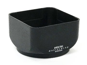 ハッセルレンズフード (B-60) 80ミリから250ミリ(浅い方) 5cm CB.CF.CFi,CFE兼用 プラスチック製  Hasselblad 純正品  95%の画像