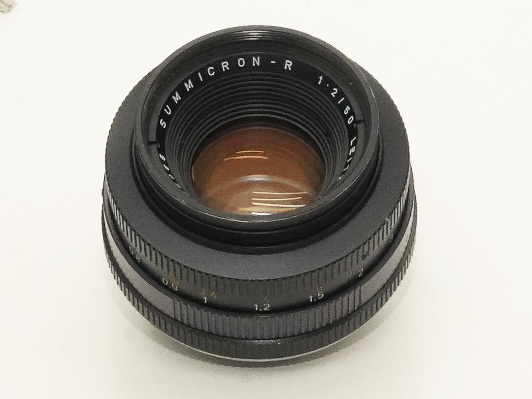 ライカフレックス 1型   50/2 Summmicron付 l  カメラケース付 純正フード付 B#1116927  L#2165985の画像