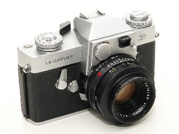 ライカフレックス 1型   50/2 Summmicron付 l  カメラケース付 純正フード付 B#1116927  L#2165985の画像