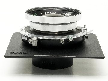 180/5.6  Symmar (Schneider-Kreuznach) シンクロコンパー1番シャッターM.X.V. Shutter 付　　35mm 判に換算では約 50mm ですの画像