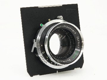 180/5.6  Symmar (Schneider-Kreuznach) シンクロコンパー1番シャッターM.X.V. Shutter 付　　35mm 判に換算では約 50mm です､の画像