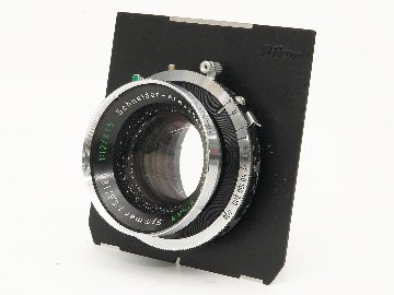 180/5.6  Symmar (Schneider-Kreuznach) シンクロコンパー1番シャッターM.X.V. Shutter 付　　35mm 判に換算では約 50mm です､の画像