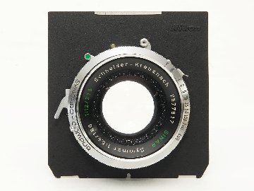 180/5.6  Symmar (Schneider-Kreuznach) シンクロコンパー1番シャッターM.X.V. Shutter 付　　35mm 判に換算では約 50mm です､の画像