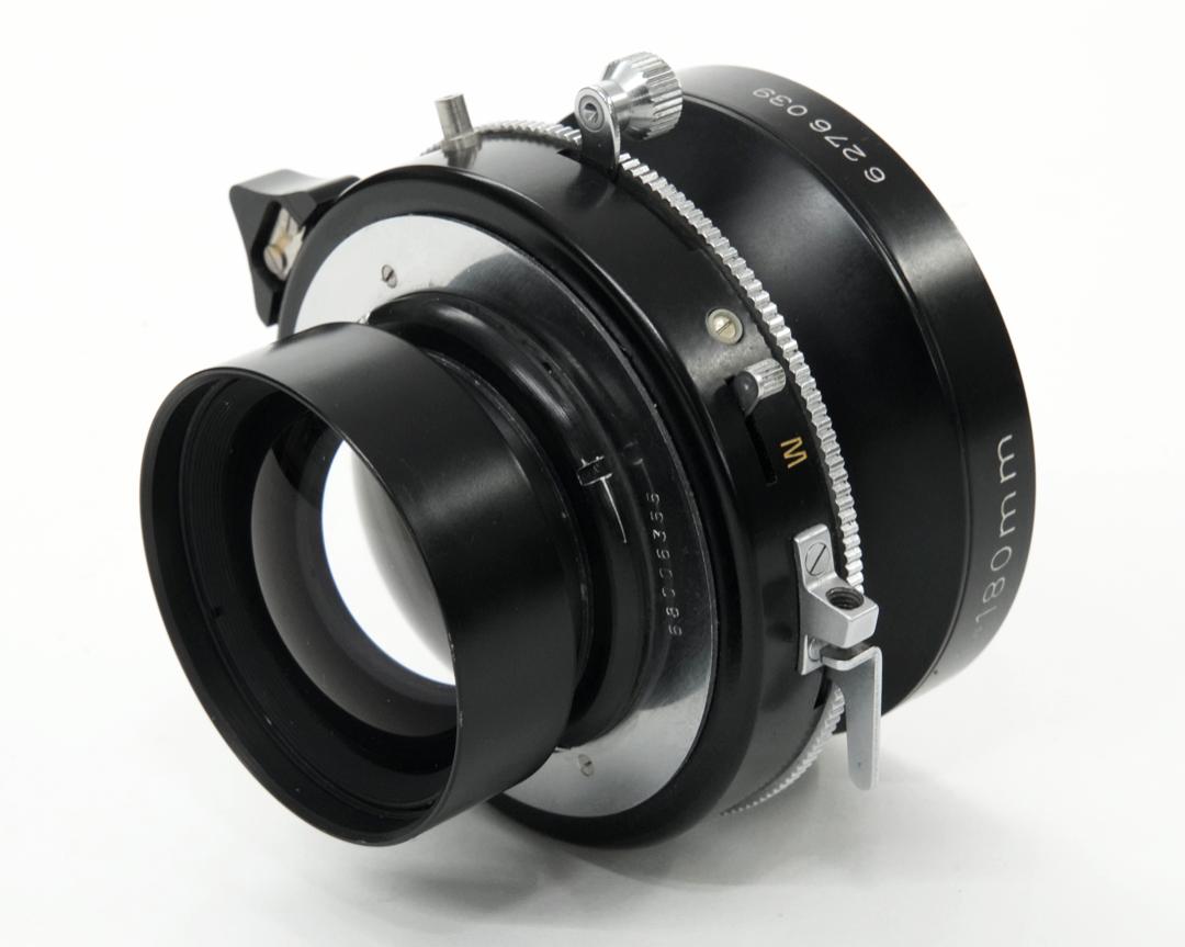 180/5.6 Sironar  Rodenstock Germany　対象型設計　355mm F16　35mm判に換算では約 50mm です､の画像