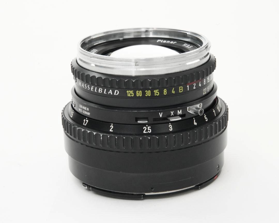 100/3.5 Planar T* (Cレンズ) 山岳プラナー, ハッセルブラッド Vシリーズ用  SYNCHRO COMPUR M.X.V.Shutter 付  前後キャップ付　先白　初期ロットの画像