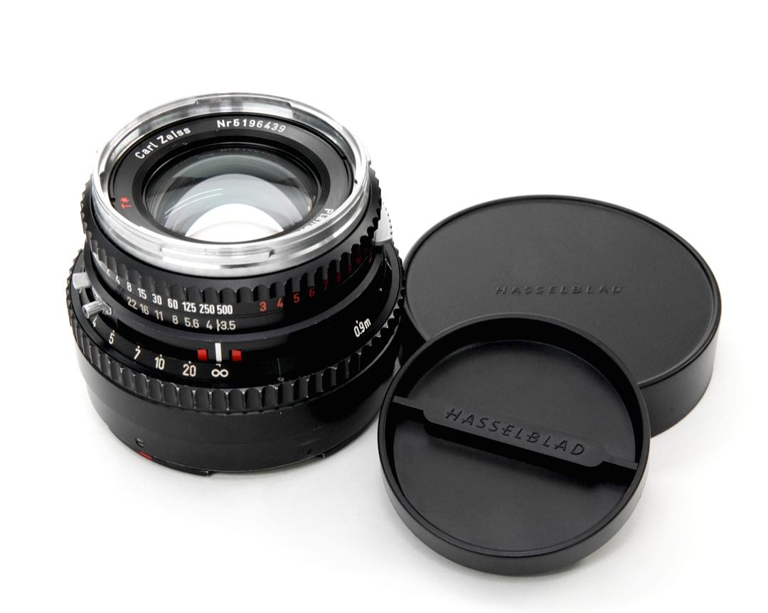 100/3.5 Planar T* (Cレンズ) 山岳プラナー, ハッセルブラッド Vシリーズ用  SYNCHRO COMPUR M.X.V.Shutter 付  前後キャップ付　先白　初期ロットの画像