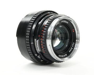100/3.5 Planar T* (Cレンズ) 山岳プラナー, ハッセルブラッド Vシリーズ用  SYNCHRO COMPUR M.X.V.Shutter 付  前後キャップ付　先白　初期ロットの画像