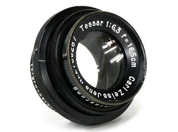 165/6.3 Tessar (Carl Zeiss Jena)  バ-レルレンズ コパル#1シャッターへ取付けリング付き の画像